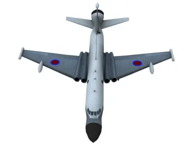 Lowpoly Nimrod AEW3 3D Model Low-poly 3D model