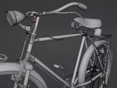 rusted cycle Free 3D model
