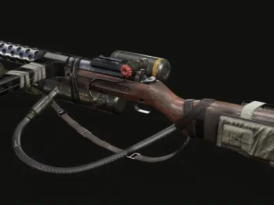 sterling submachine gun 3D model purchase