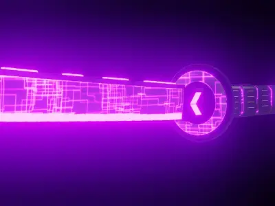 Sci-fi sword for a super villain 2K textures Low-poly 3D model buy