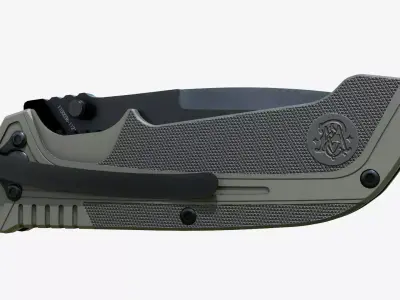 SMITH and WESSON KNIFE Low-poly 3D model