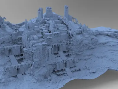 Ancient City Sahara 3D model 3D model