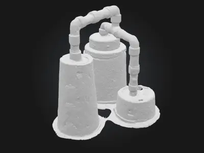 Rustic Distillers  Old-World Charm for Craft Spirits and Alchemy 3D model