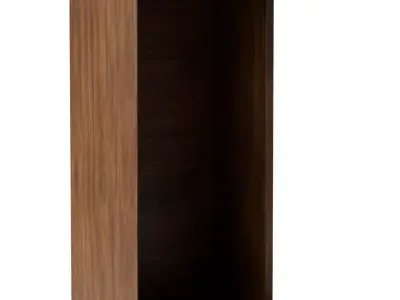 Nolan Collection Dark Walnut Antique Bronze Locker Pack Low-poly 3D model