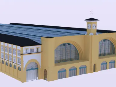 Kings Cross and Hitachi Azuma 3D Model Pack