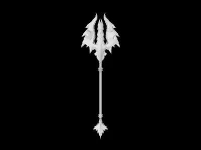 Glorious Spear Low-poly 3D model