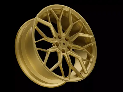 Wheel Force Flow Forged HE 1-FF Free 3D model