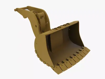 Bucket Low-poly 3D model buy
