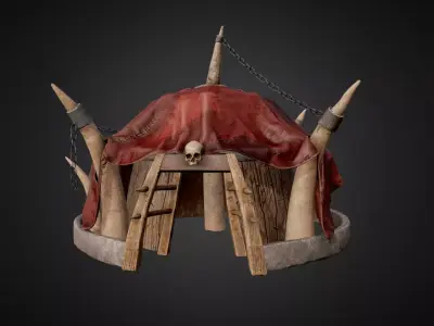 Orc House Low-poly 3D model purchase