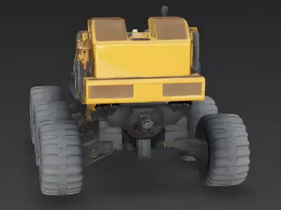 Realistic Aegis Utility Rover 3D Model Low-poly 3D model