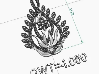 FASION PENDANT 3D model