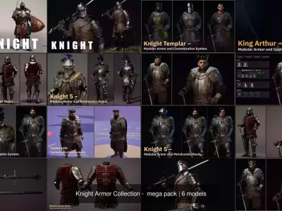 Knight Armor Collection -  mega pack