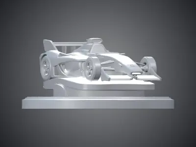 Formula Race Car Statue 3D Print Model PM-401 3D print model