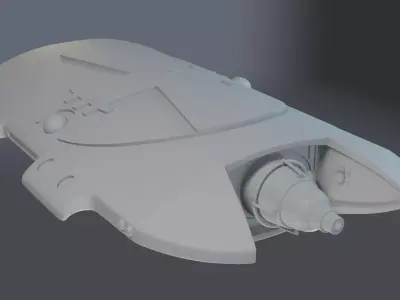 Jarak Ship - Space 1999 Catacombs 3D print model