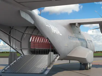  Airbus C295 Turboprop Maritime Patrol Aircraft Rigged 