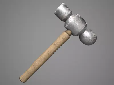 Ball Hammer Low-poly 3D model