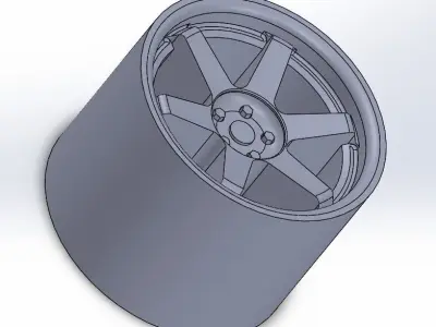 TE37 Wheels 3D print model