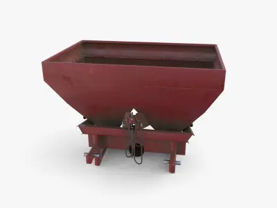 Fertilizer chemical spreader V1 Low-poly 3D model
