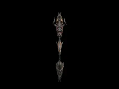 GodSlayer Bow Low-poly 3D model