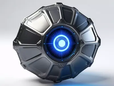 SciFi Power Core Unit 3D model