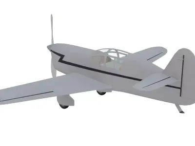 percival-mew-gull-e-3h Low-poly 3D model