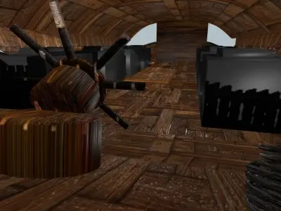 Pirates Ships Low-poly 3D model