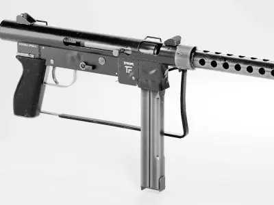 Smith  wesson M76 Rifle Low-poly 3D model