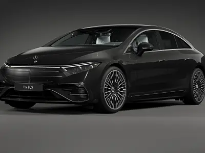 2025 Mercedes-Benz EQS Black 3D model