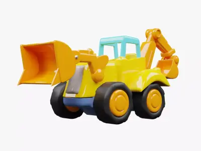 Kids Toys - Excavator 3D model