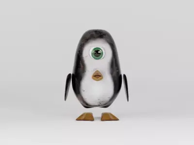 cyclops penguin 3D model