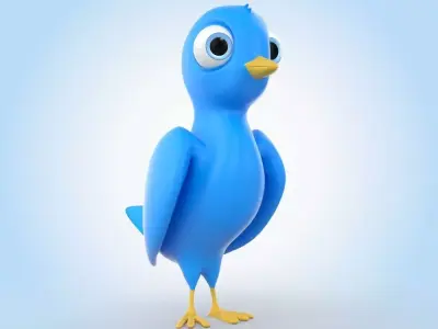 Blue Bird 3D model