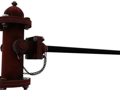 Steel Pipe Hammer 3D  3D model