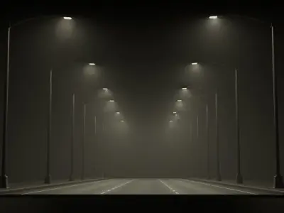 Street Light Free low-poly 3D model purchase