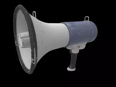 megaphone 3D model