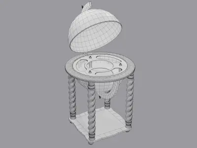 Globe for alcohol 3D model