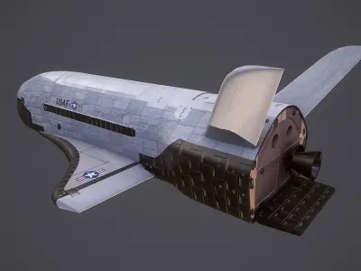 Boeing X-37 Orbital Test Vehicle  Low-poly 3D model