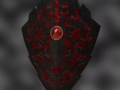 Cursed shield 3D model