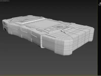 Product model device Meter industrial Low-poly 3D model