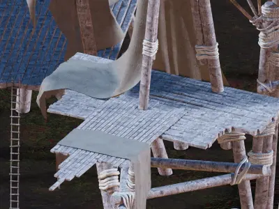 Medieval Tower 3D model buy