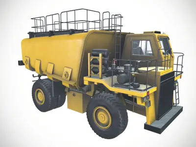Water Tank Opencast Mines 3D model