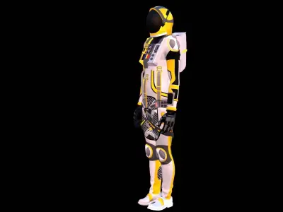 Astronaut Spacesuit Romania 3D model