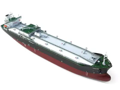 Tanker Black 3D model