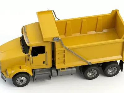 Heavy Duty Industrial Dump Truck 3D model