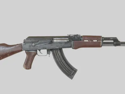 AK-47 Free low-poly 3D model