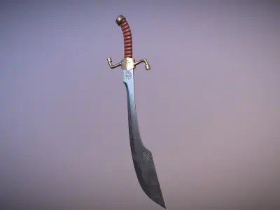 Medieval Weapons Collection Low-poly 3D model