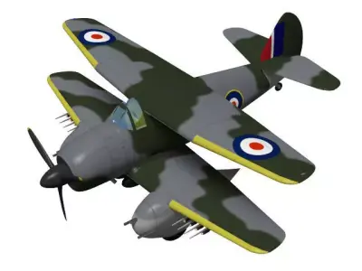 Boulton Paul P101 3D model
