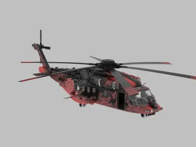 Air Superiority Fighter Jet Rigged  3D model