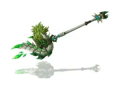 Demon Lord Scepter Low-poly 3D model