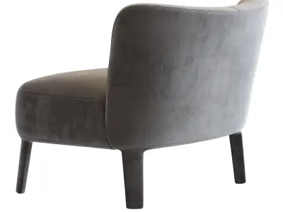 Febo Low Armchair 3D model