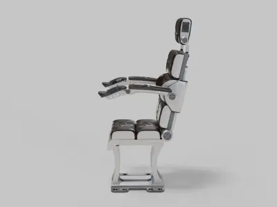 SciFi Armchair 3D model